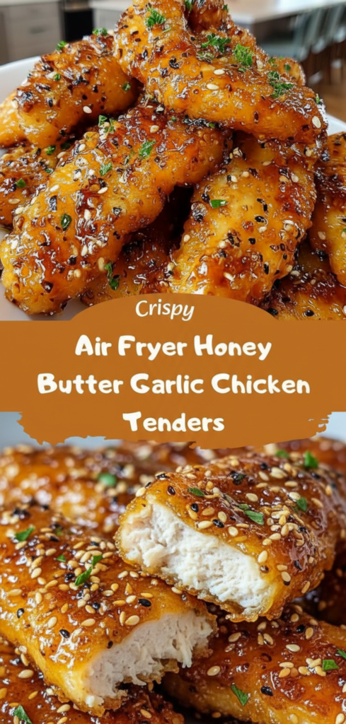 Air Fryer Honey Butter Garlic Chicken Tenders