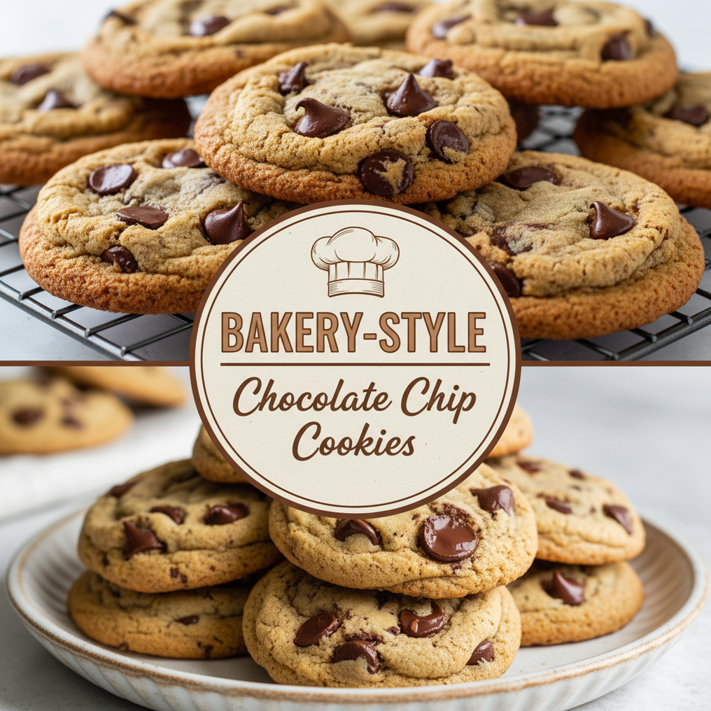 Bakery Style Chocolate Chip Cookies