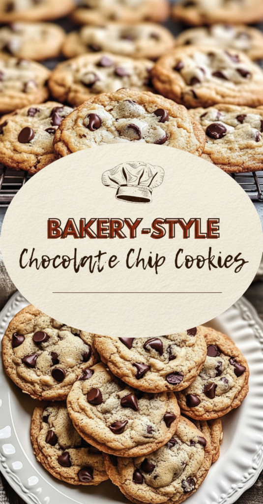 Bakery Style Chocolate Chip Cookies
