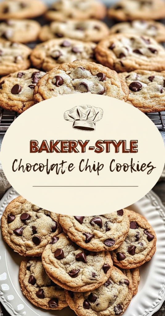 Bakery Style Chocolate Chip Cookies