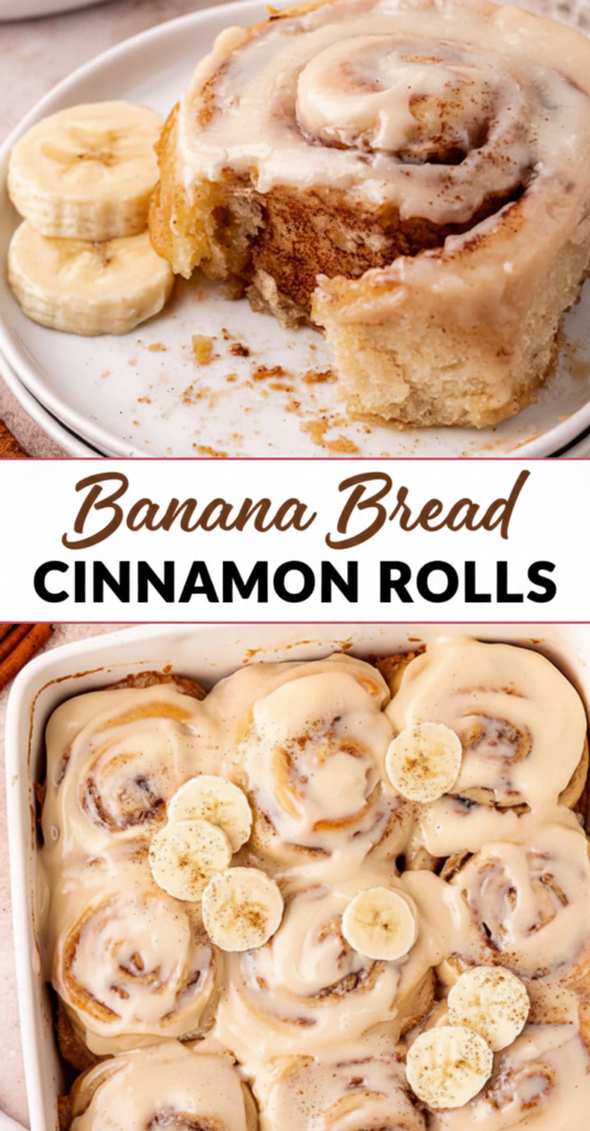 Banana Bread Cinnamon Rolls