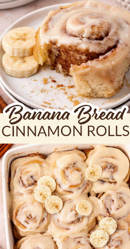 Banana Bread Cinnamon Rolls