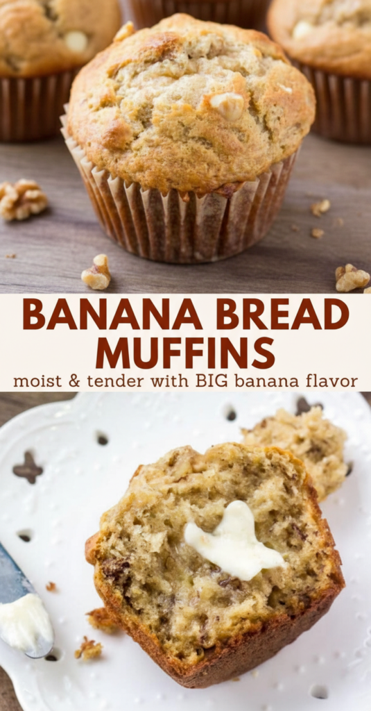 Banana Bread Muffins