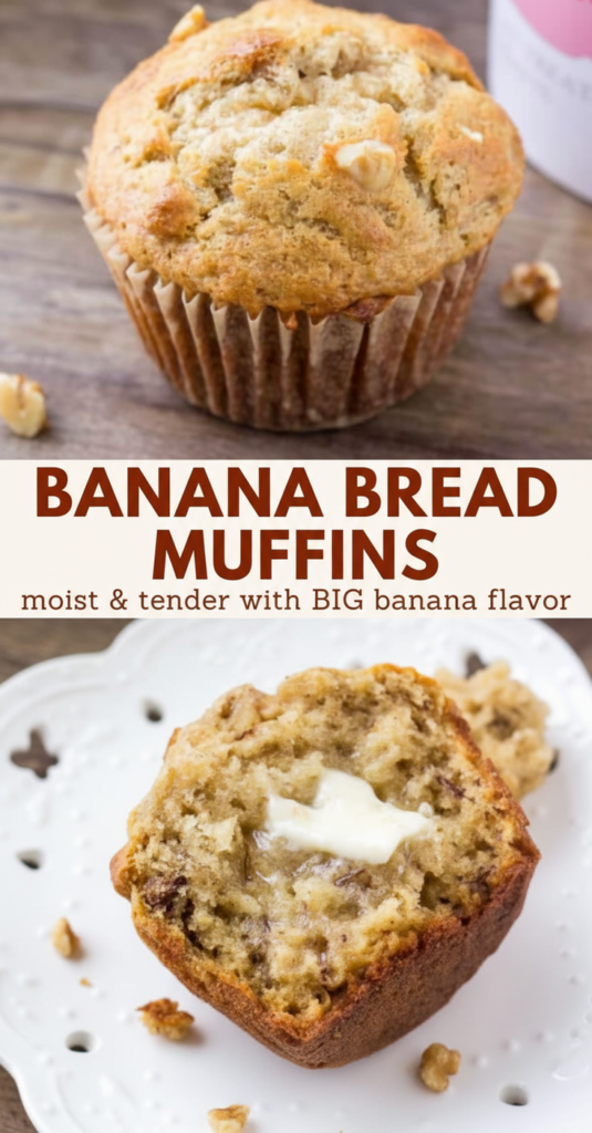 Banana Bread Muffins