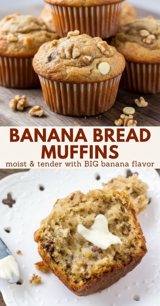 Banana Bread Muffins