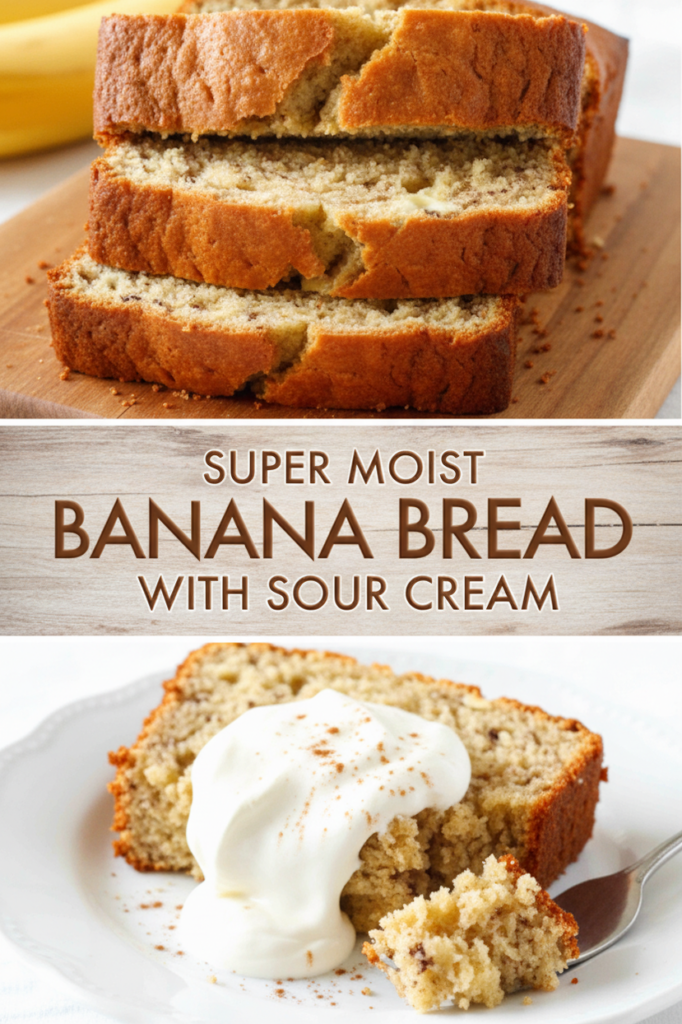 Banana Bread with Sour Cream