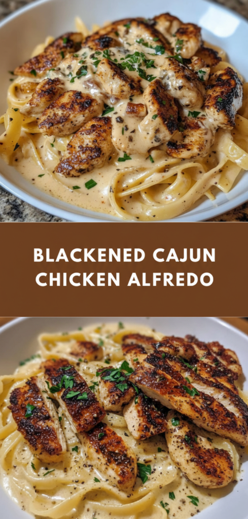 Blackened Cajun Chicken Alfredo