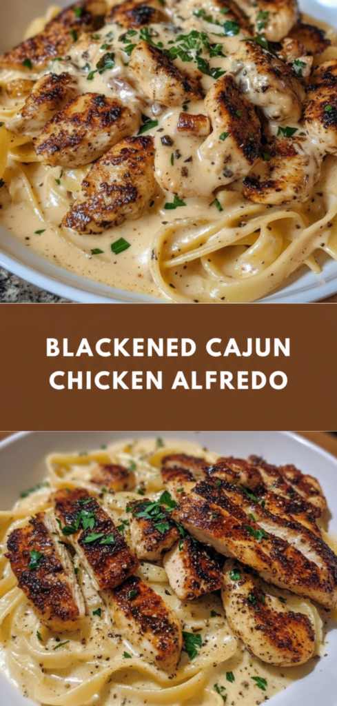 Blackened Cajun Chicken Alfredo