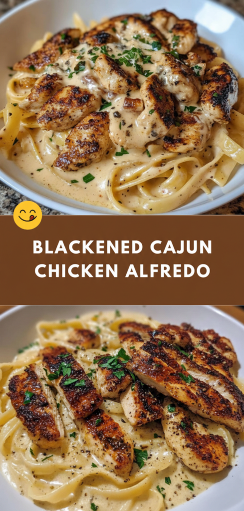 Blackened Cajun Chicken Alfredo