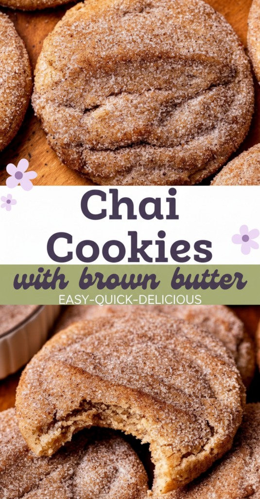 Chai Cookies