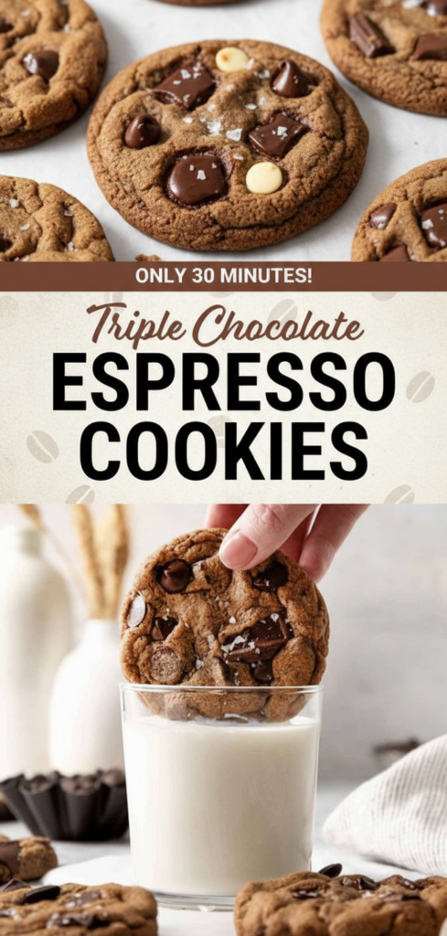 Chewy Chocolate Espresso Cookies