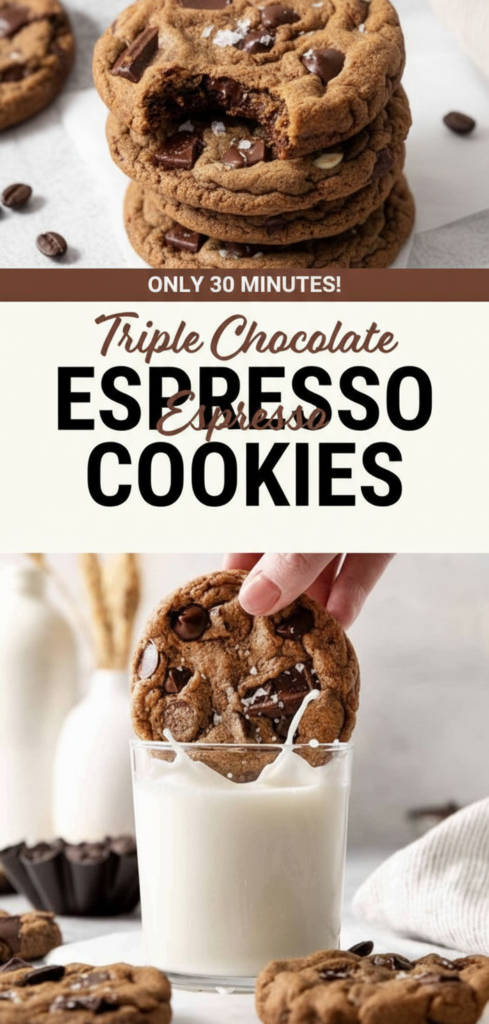 Chewy Chocolate Espresso Cookies