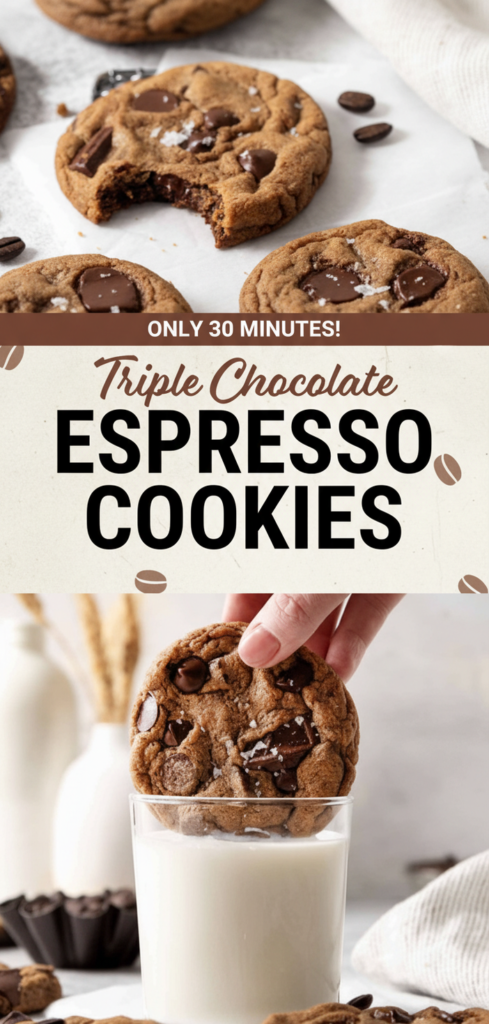 Chewy Chocolate Espresso Cookies