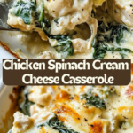 Chicken and Spinach Casserole with Cream Cheese