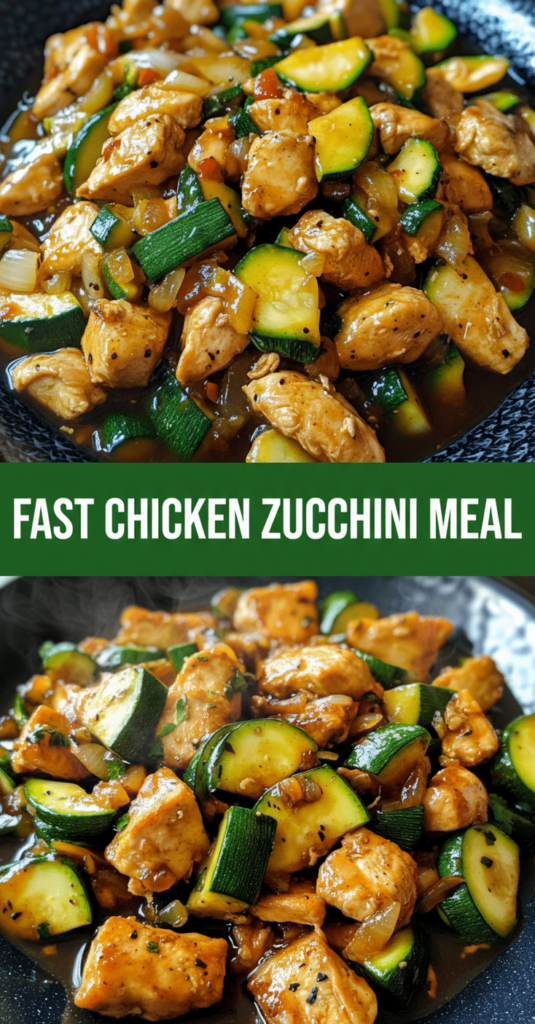 Chicken Zucchini Stir Fry