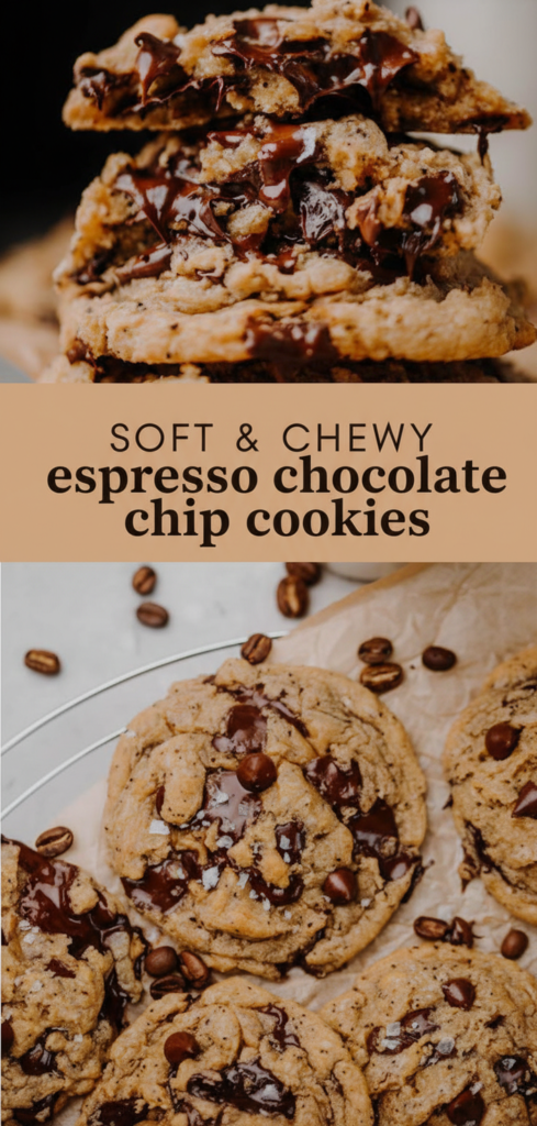 Chocolate Chunk Espresso Cookies