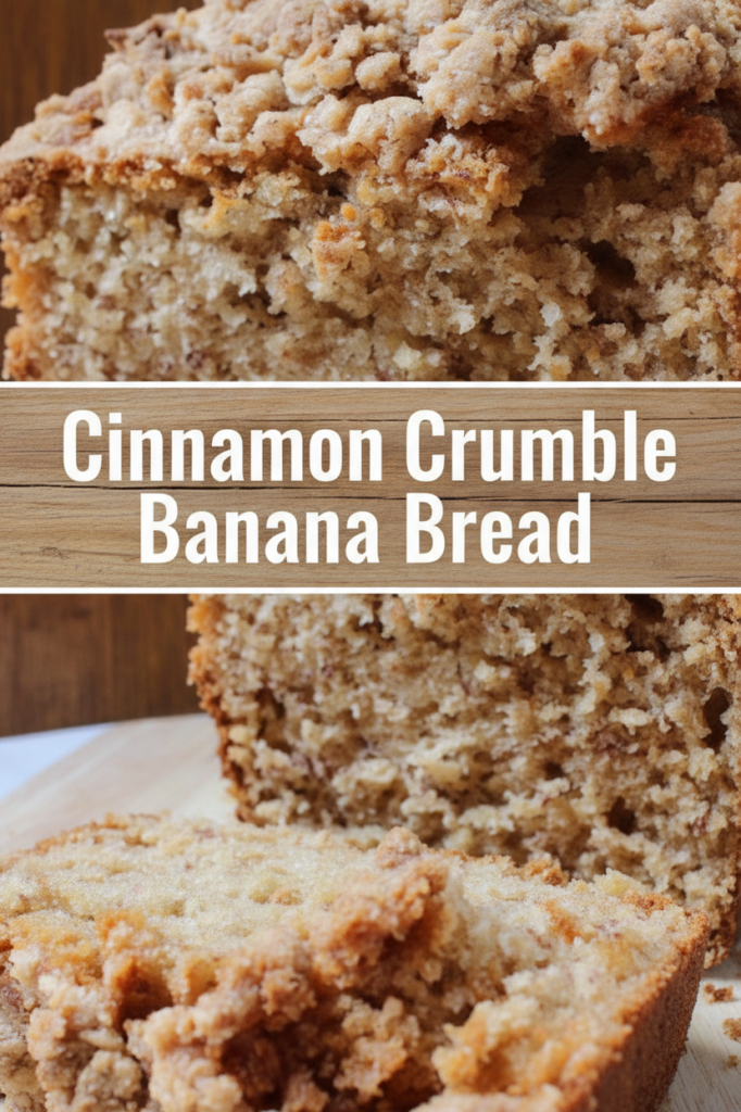 Cinnamon Crumble Banana Bread
