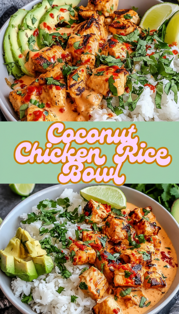 Coconut Chicken Rice Bowl