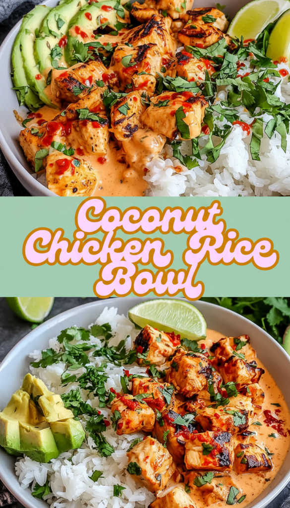 Coconut Chicken Rice Bowl