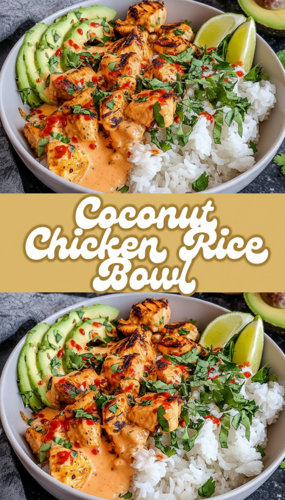 Coconut Chicken Rice Bowl