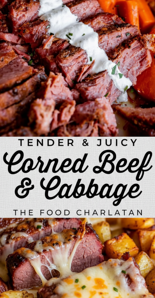 Corned Beef and Cabbage with Horseradish Sauce