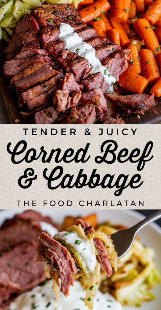 Corned Beef and Cabbage with Horseradish Sauce