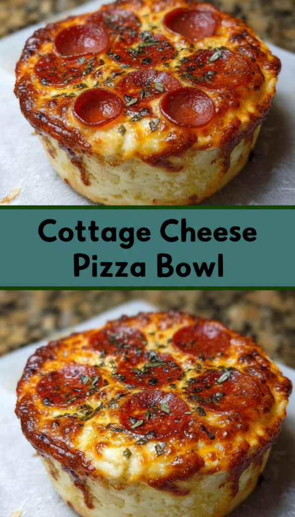 Cottage Cheese Pizza Bowl