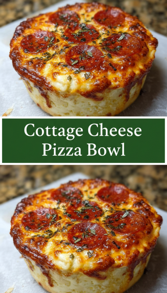 Cottage Cheese Pizza Bowl