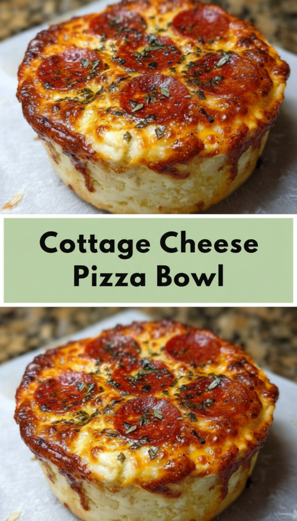 Cottage Cheese Pizza Bowl