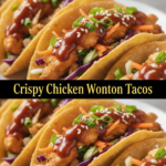 Crispy Chicken Wonton Tacos