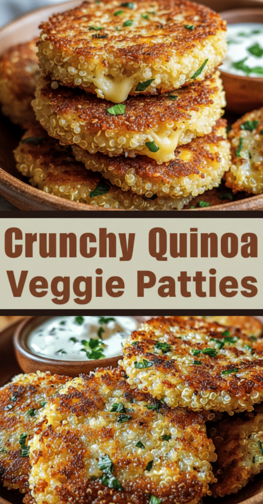Crunchy Quinoa Veggie Patties