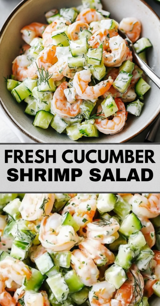 Cucumber Shrimp Salad