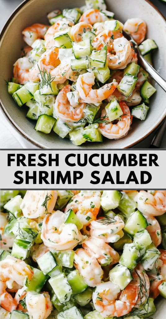 Cucumber Shrimp Salad