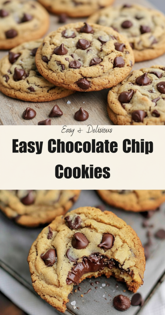 Easy Chocolate Chip Cookies: Irresistibly Gooey & Delicious