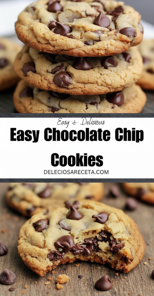Easy Chocolate Chip Cookies Irresistibly Gooey Delicious