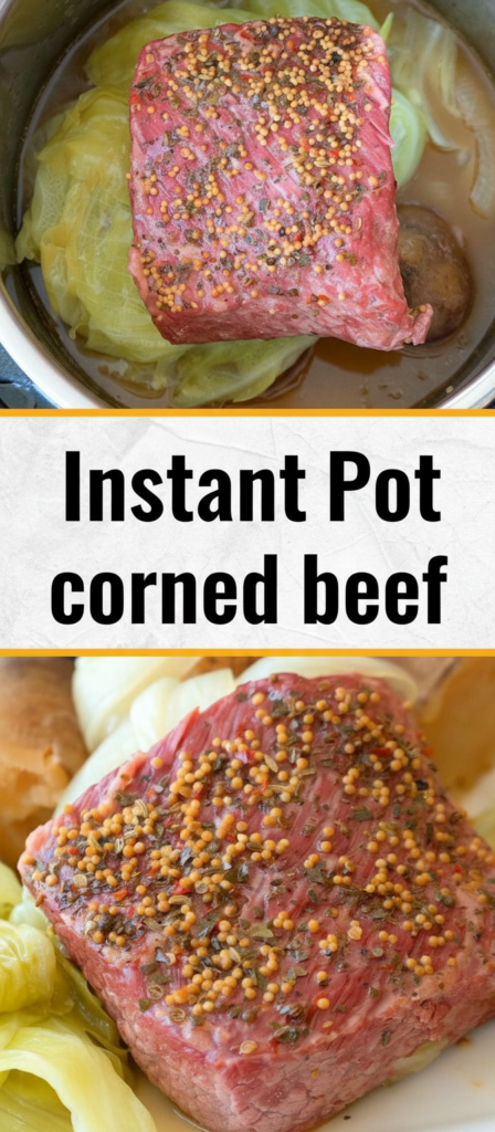 Easy Instant Pot Corned Beef and Cabbage