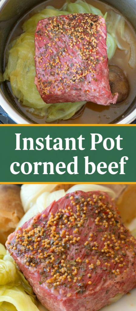 Easy Instant Pot Corned Beef and Cabbage