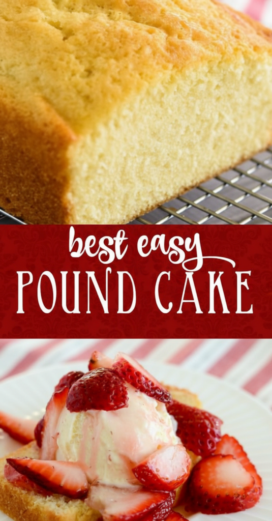 Easy Pound Cake Recipe