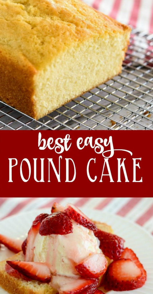 Easy Pound Cake Recipe