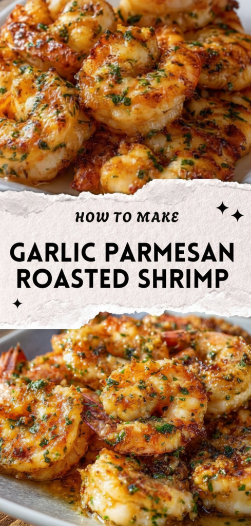 Garlic Parmesan Roasted Shrimp
