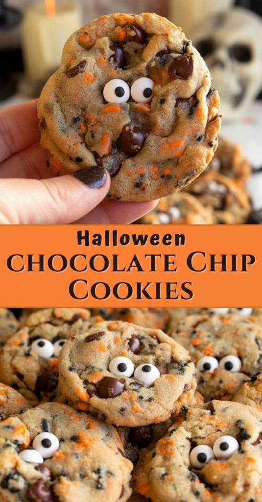 Halloween Chocolate Chip Cookies