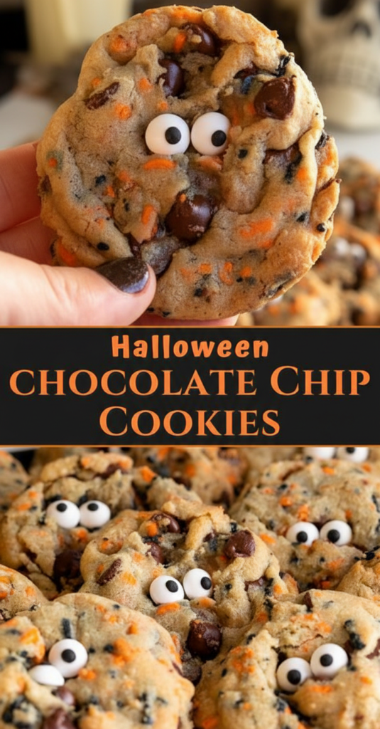 Halloween Chocolate Chip Cookies