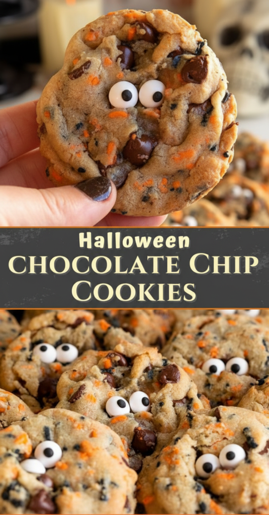 Halloween Chocolate Chip Cookies