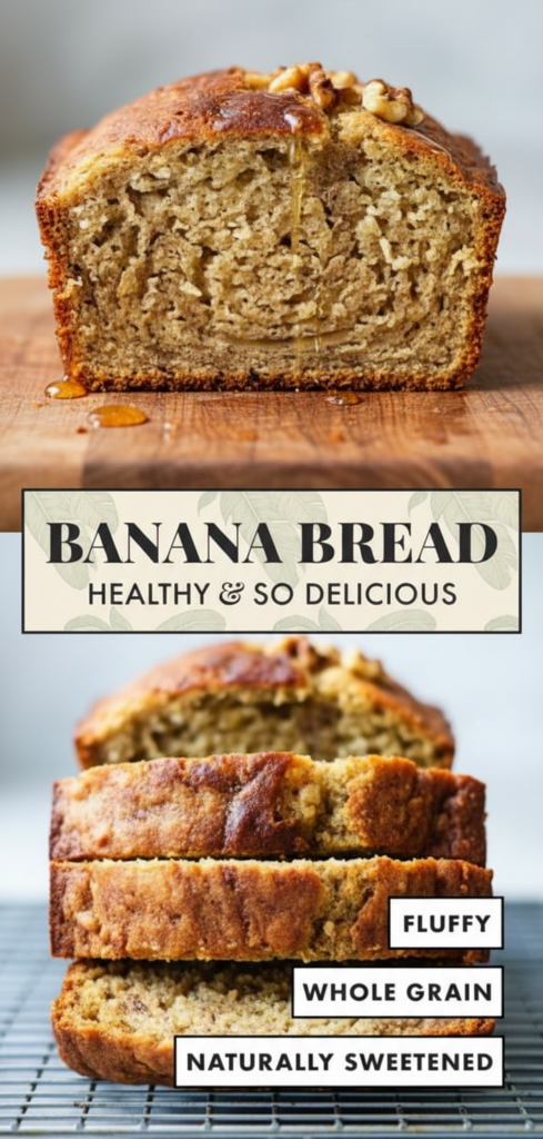 Healthy Banana Bread Recipe