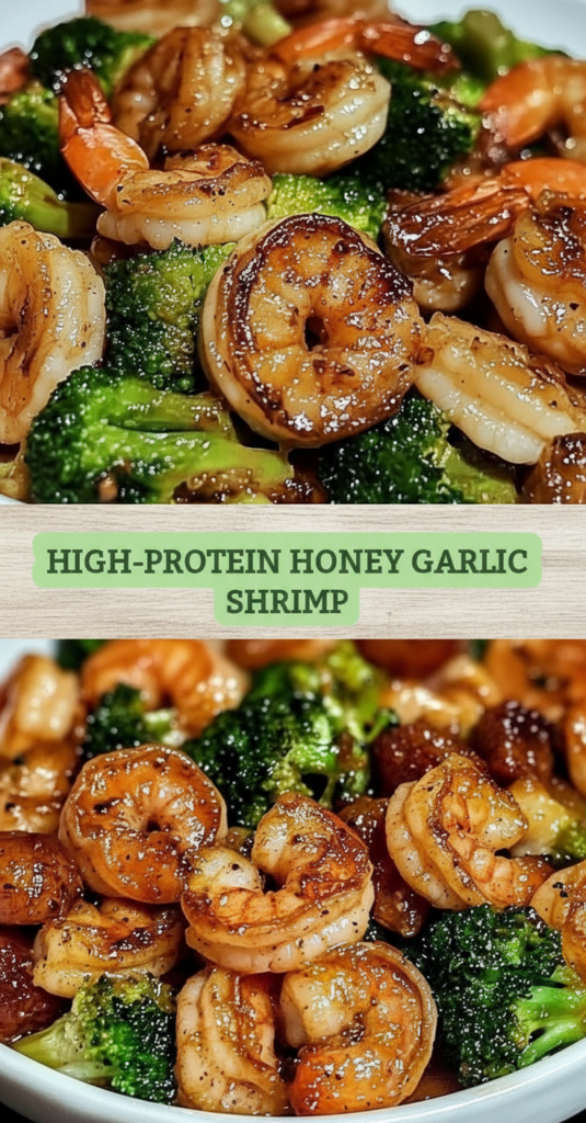 High Protein Honey Garlic Shrimp