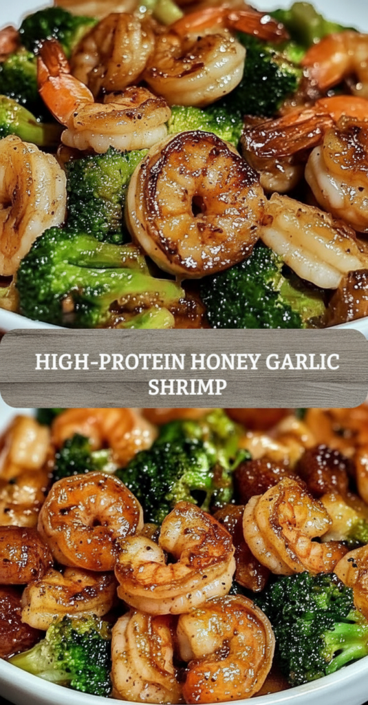 High Protein Honey Garlic Shrimp