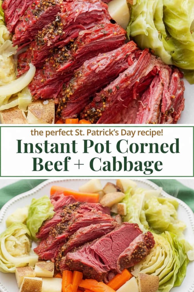 Instant Pot Corned Beef and Cabbage