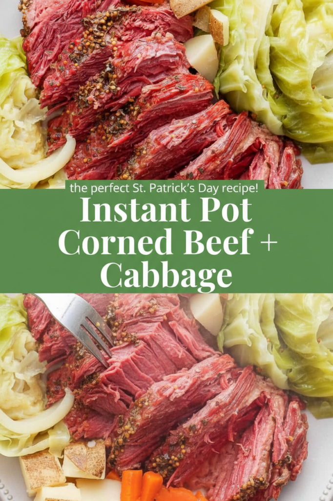 Instant Pot Corned Beef and Cabbage