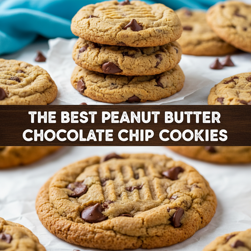 Irresistible Peanut Butter Chocolate Chip Cookies