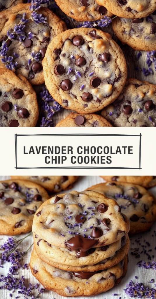 Lavender Chocolate Chip Cookies